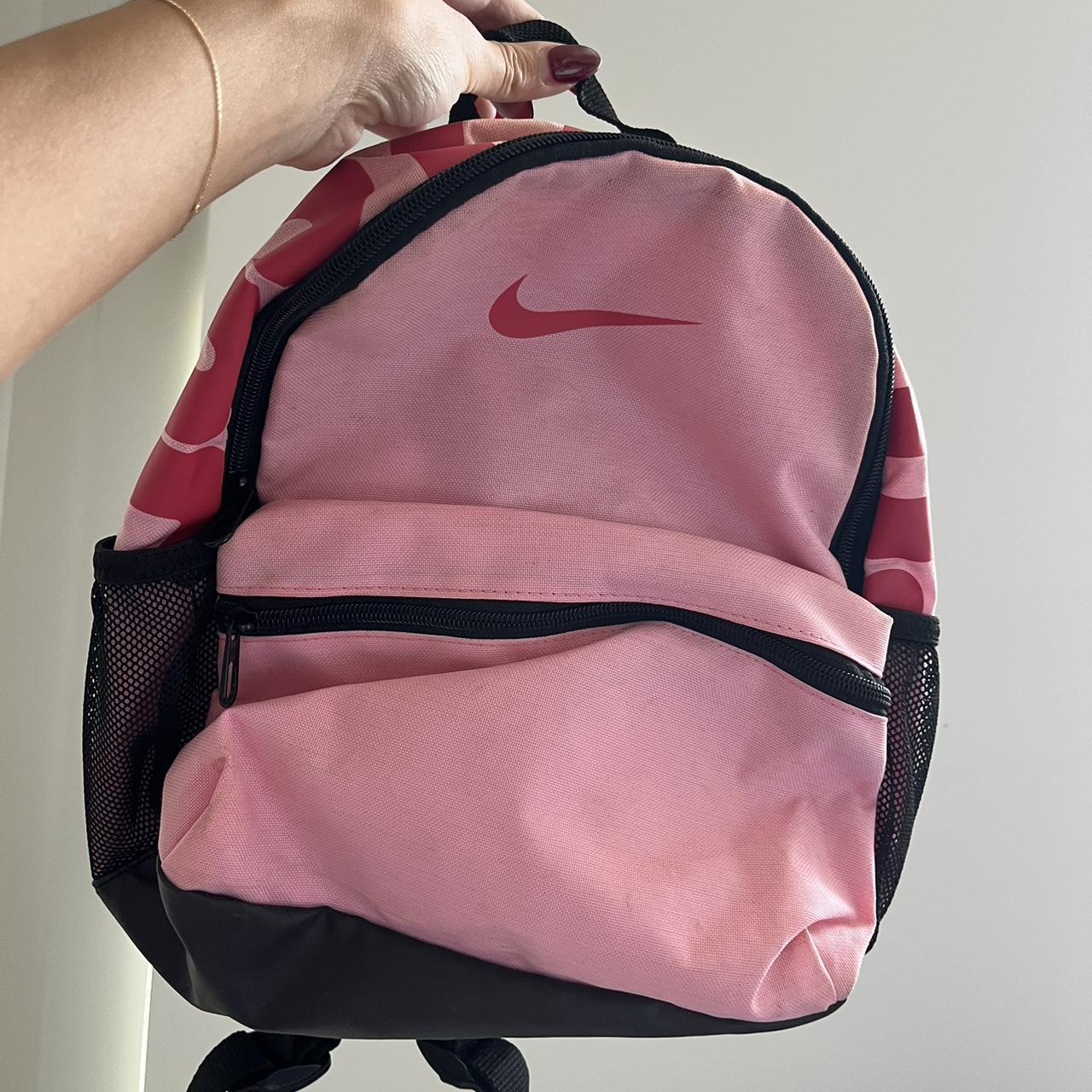 Pink Nike mini backpack Depop