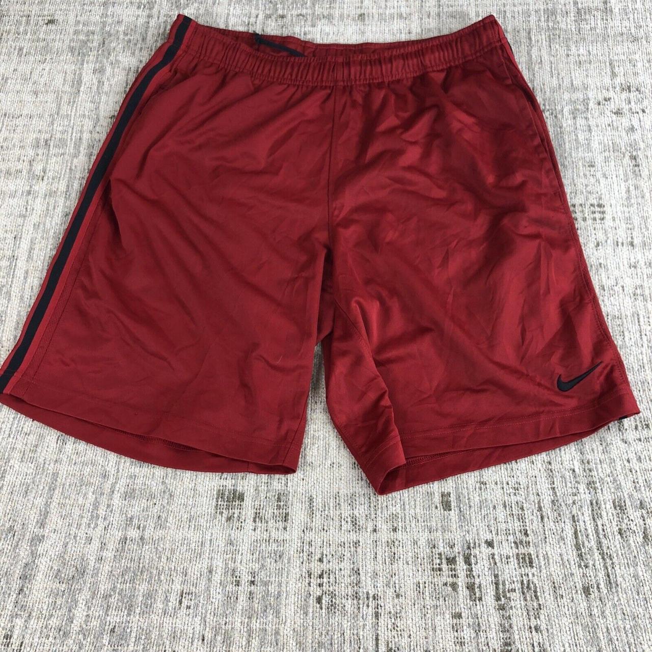 Nike Basketball Shorts Mens red large Running... - Depop