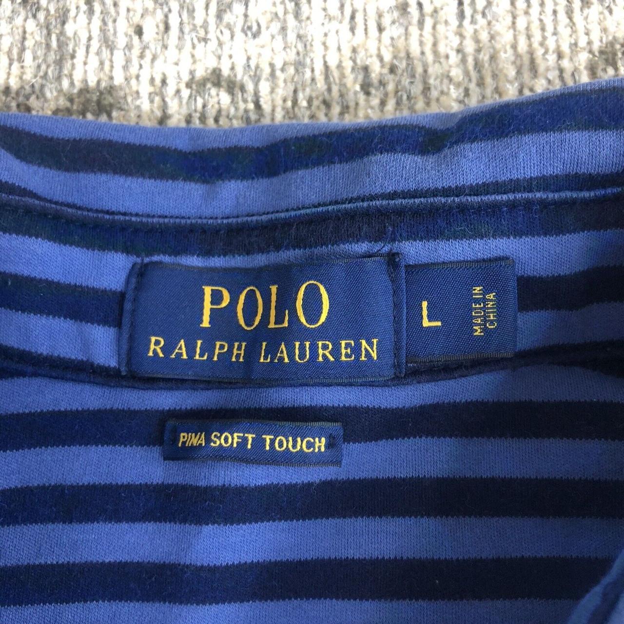 Ralph Lauren Polo Shirt blue Adult large blue Pony... - Depop