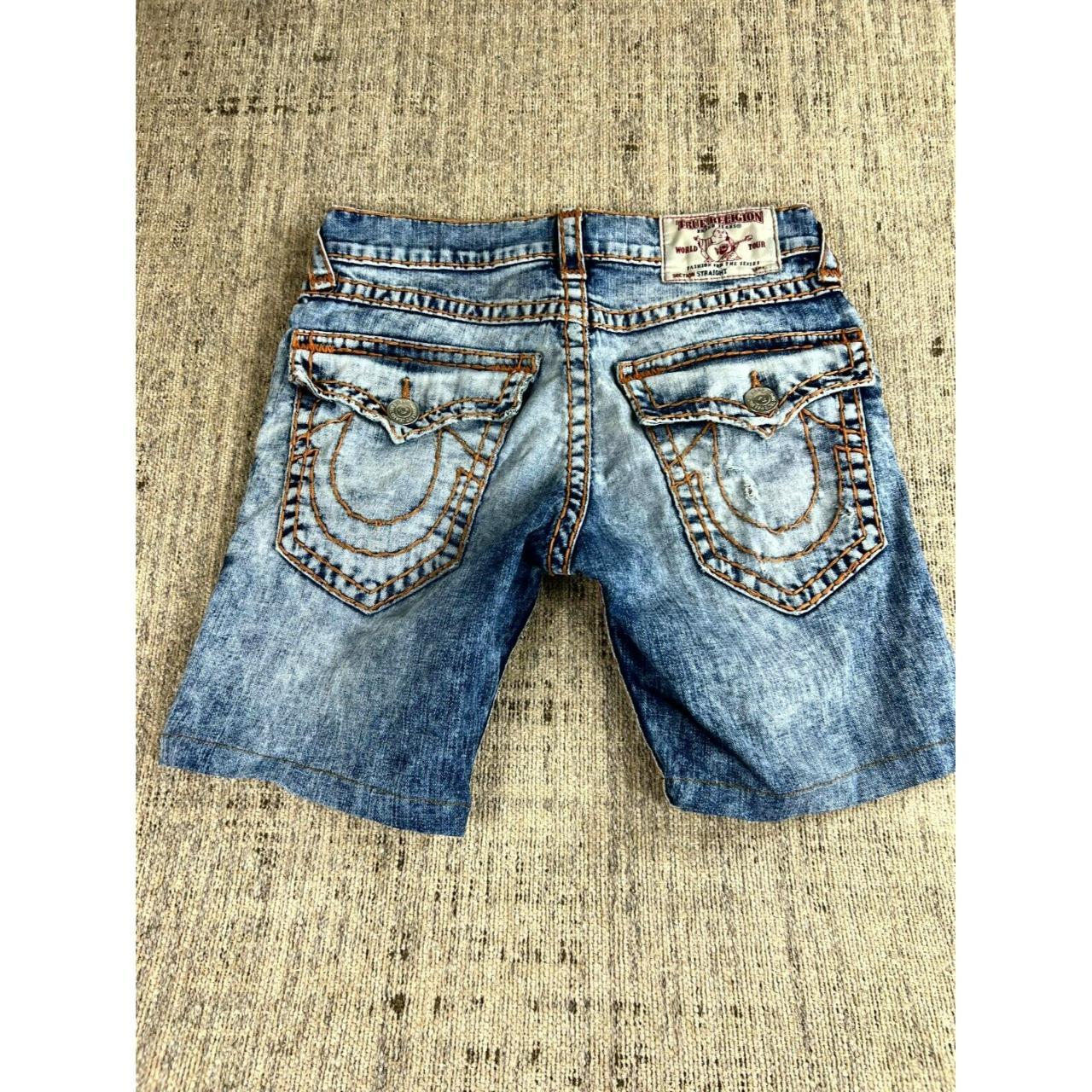 True religion sportful jean shorts men