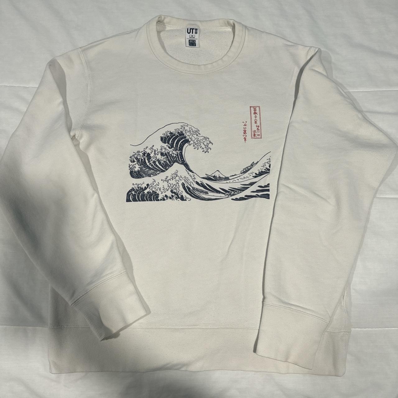 Hokusai hotsell blue sweatshirt