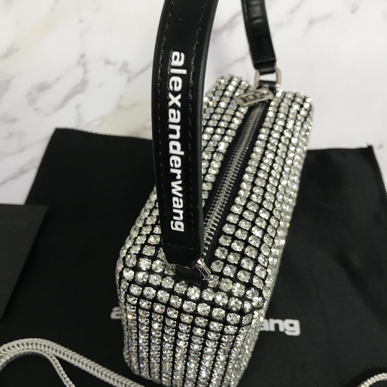 Alexander Wang Rhinestoneembellished Clutch... Depop