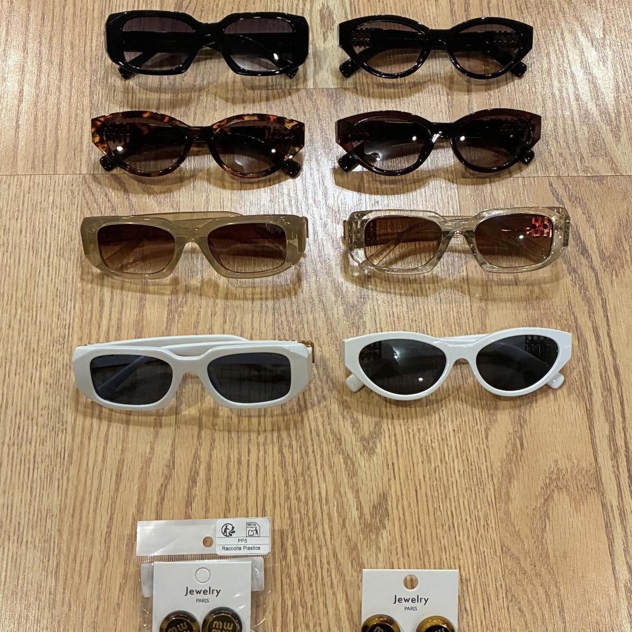 Miu Miu Men's Sunglasses - Multi/White – Miu miu … - image 1