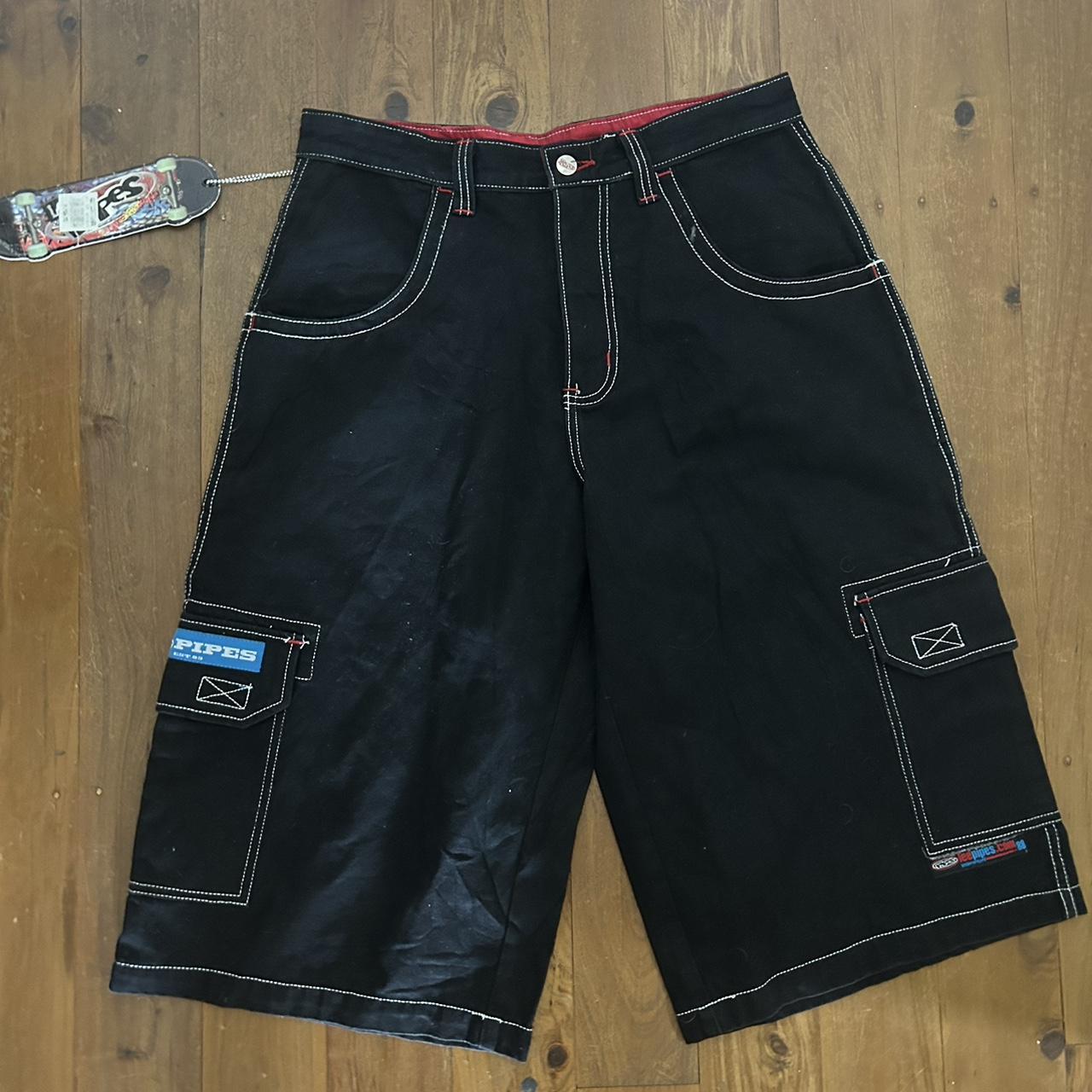 Vintage Lee Pipes cargo jorts One of a kind,... Depop
