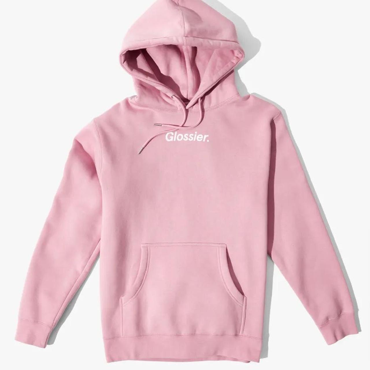 -SEND OFFERS- GLOSSIER original pink hoodie... - Depop