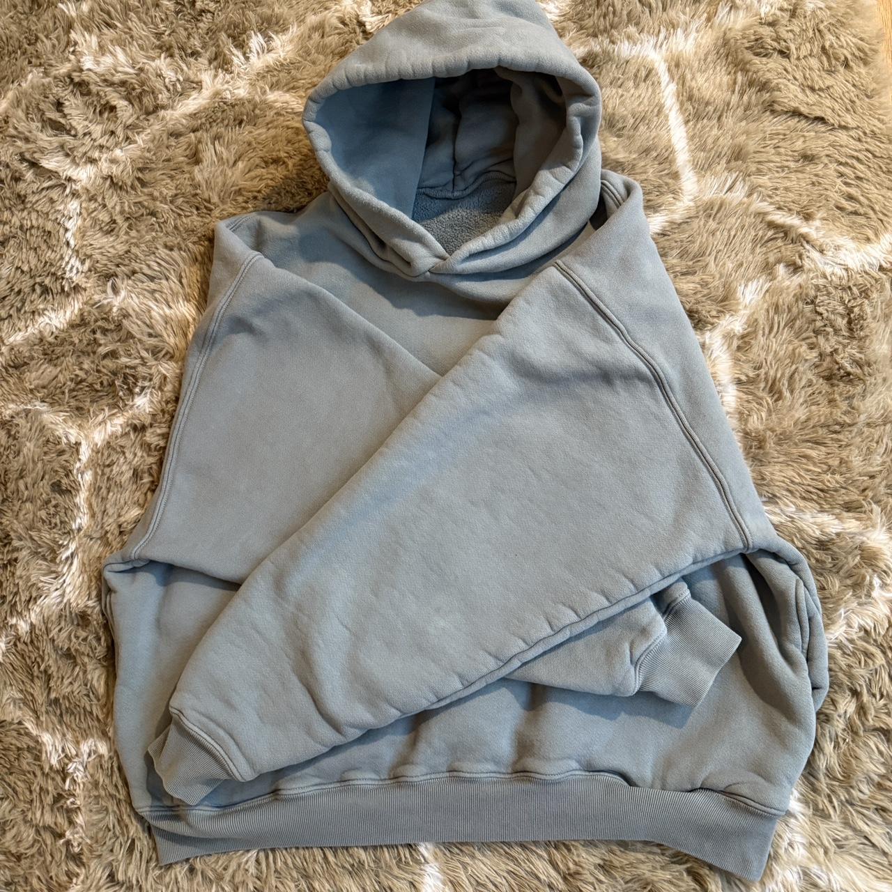 トップス YEEZY SEASON6 SAMPLE HOODIE GLACIER Yeezy season 6 Glacier hoodie (Sample no tags) Open | Depop