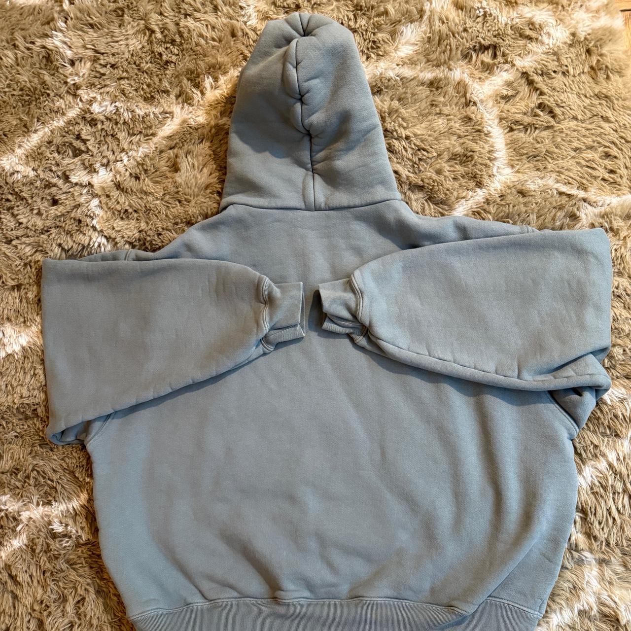 トップス YEEZY SEASON6 SAMPLE HOODIE GLACIER Yeezy season 6 Glacier hoodie (Sample no tags) Open | Depop