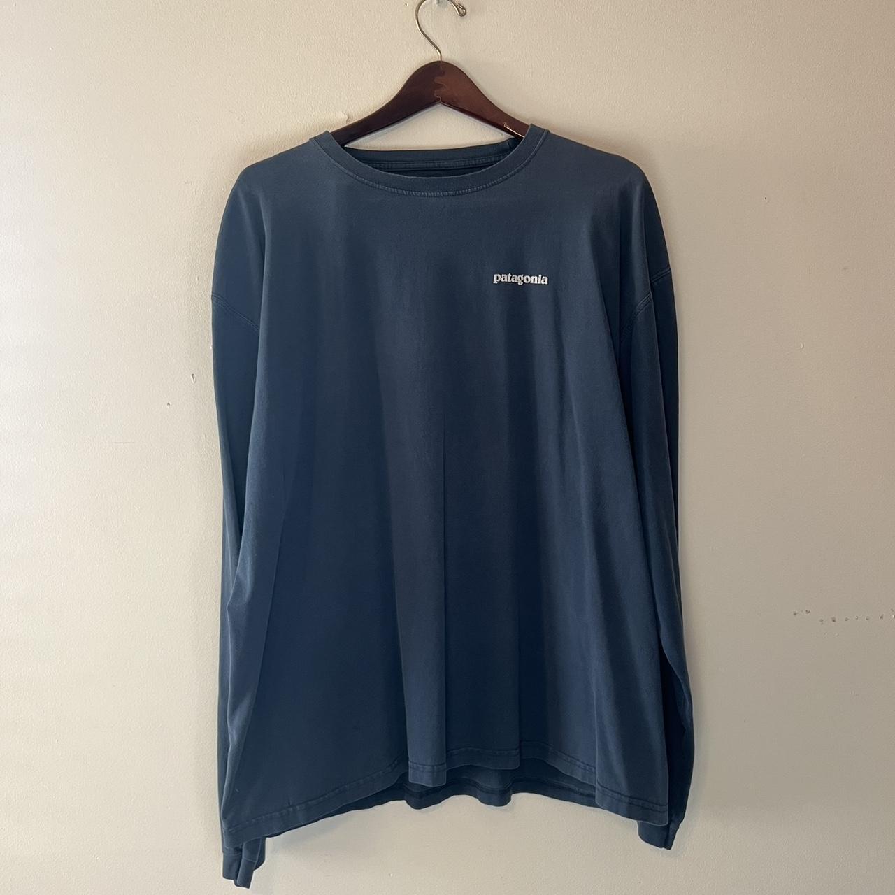 Patagonia Fish Logo Long Sleeve T-Shirt ♋️ ITEM - Depop