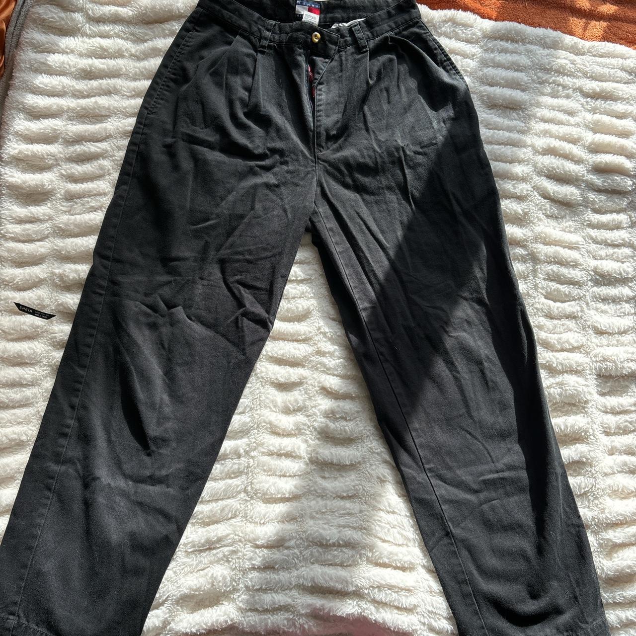 Tommy hilfiger cheap black trousers