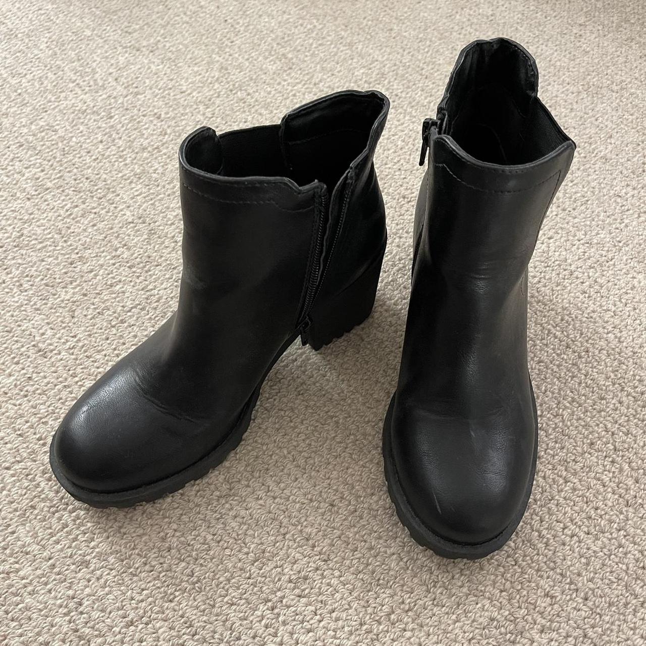 Thrifted Macy’s Small Heel Boots ♡︎ - Size 7... - Depop