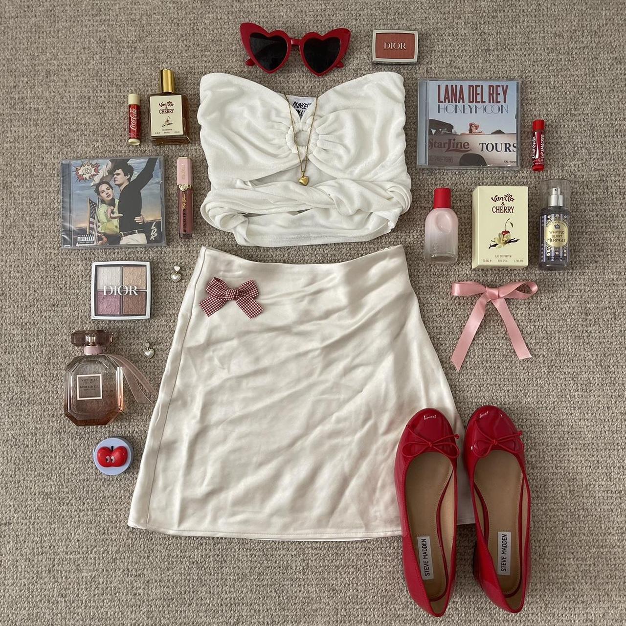 Cherry Red Dress Polyvore