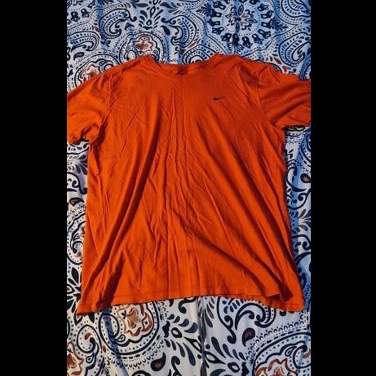 mens orange nike t shirt