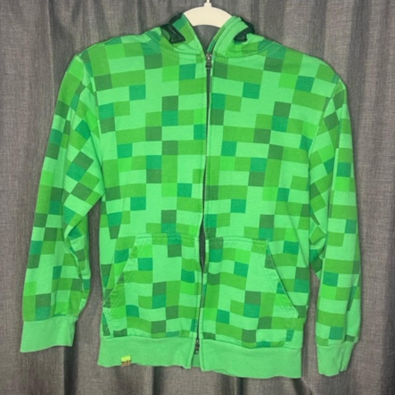 Brand new Minecraft Creeper Jacket. Only worn once,... - Depop