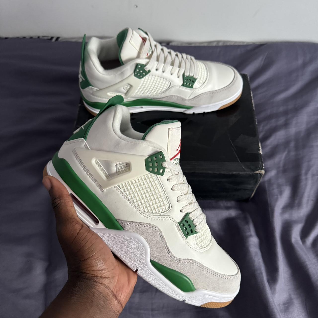 Jordan 4 sb pine green New boxed (wrong box got... - Depop