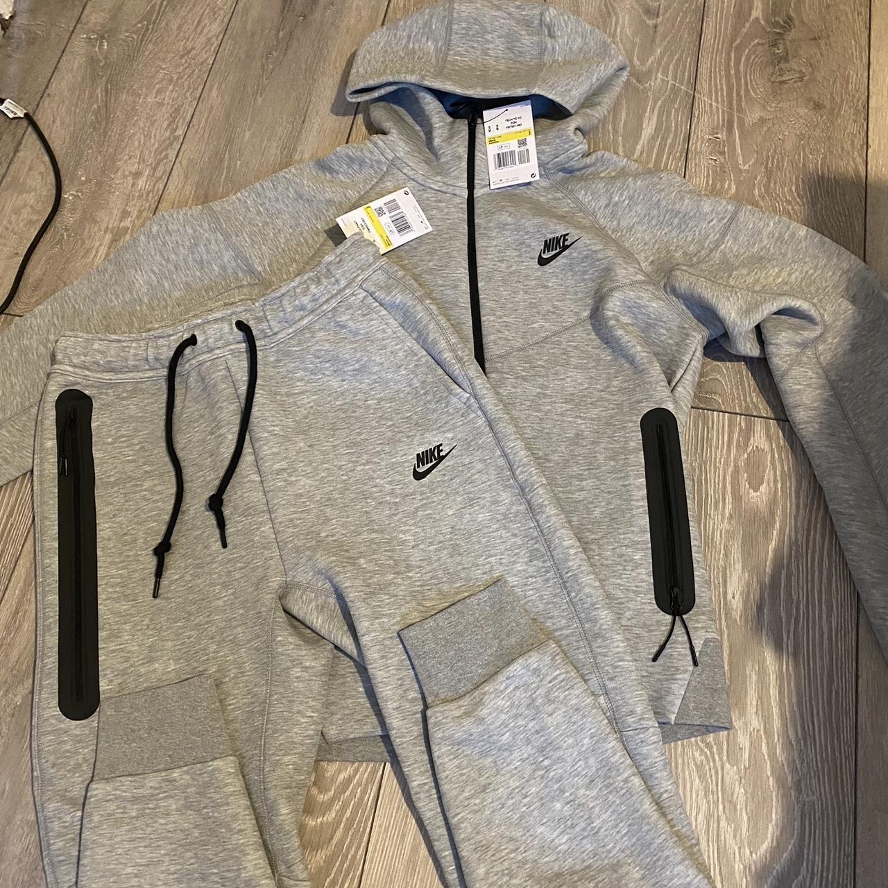 Grey Nike tech fleece New season Size M Brand new... - Depop