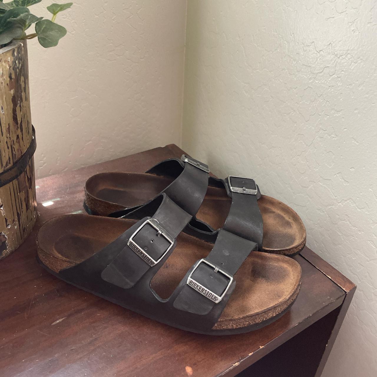 mens silver birkenstocks