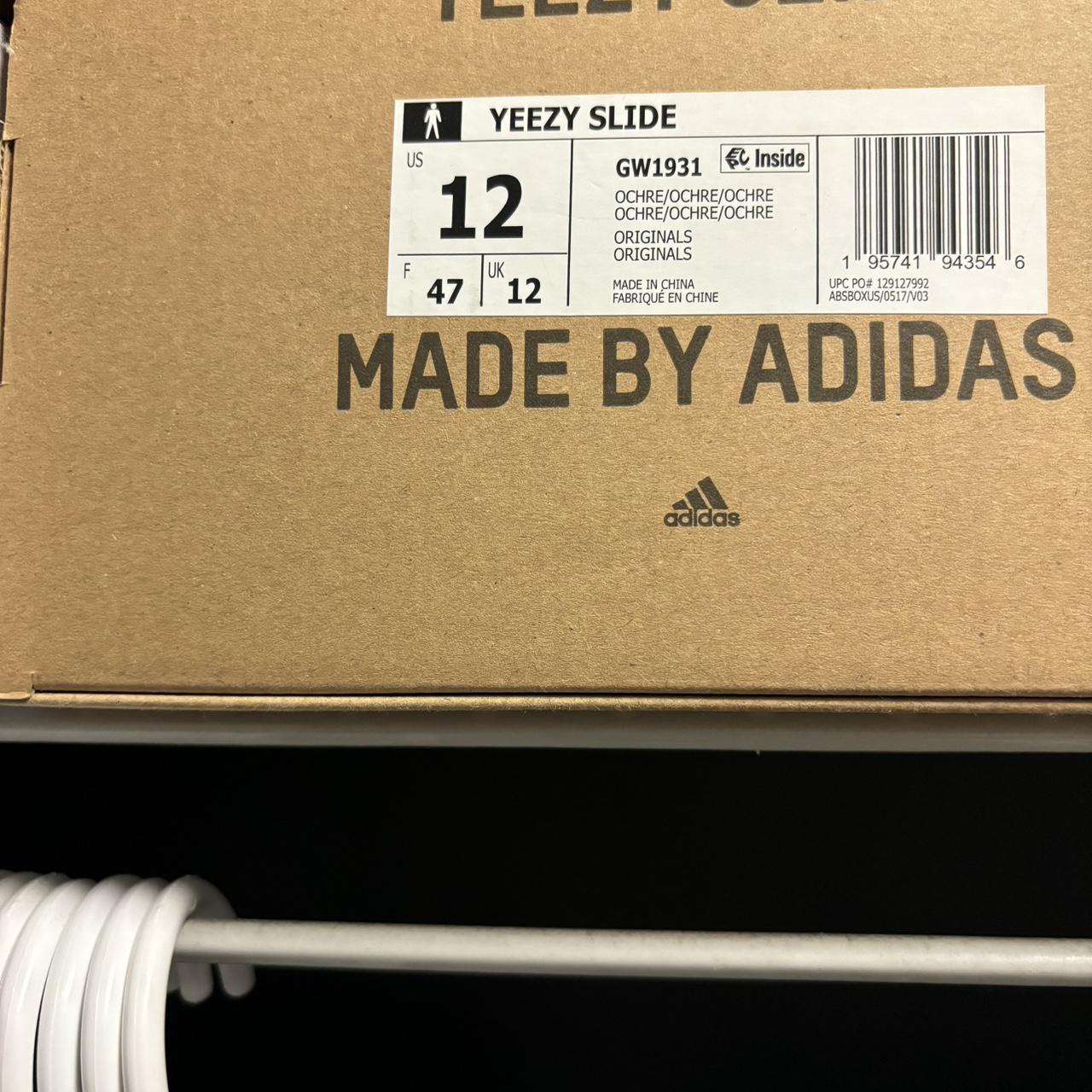 yeezy slides orange size 7