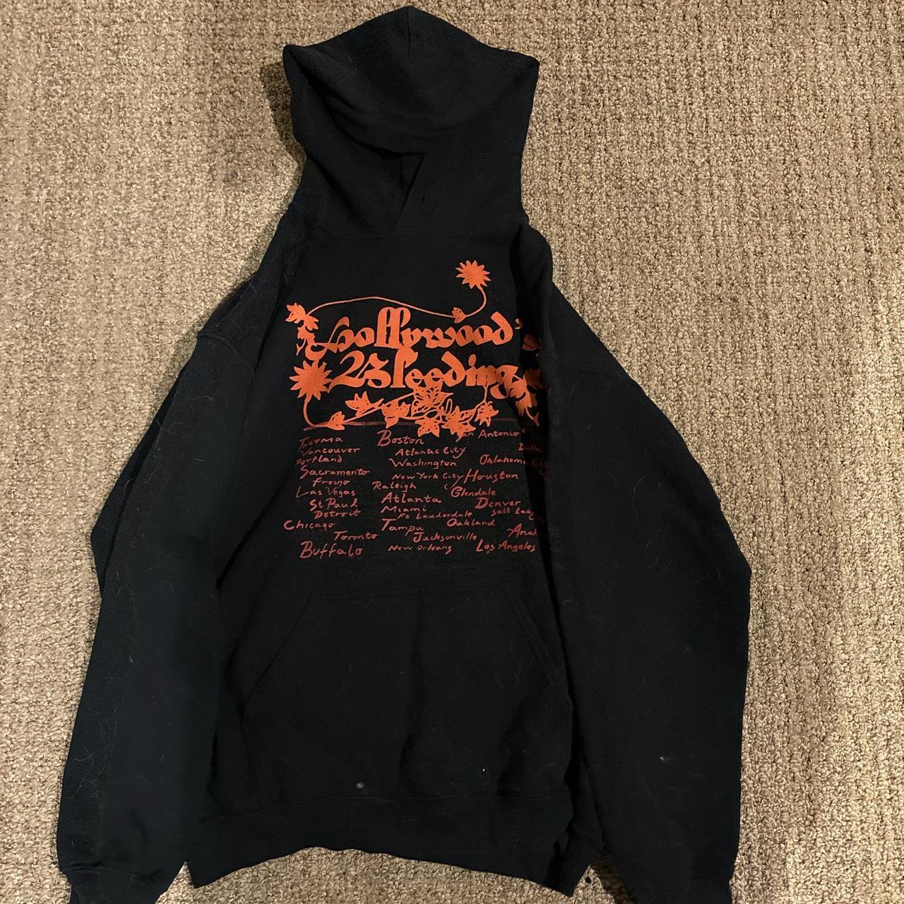 Small post Malone concert hoodie worn about 5 times - Depop