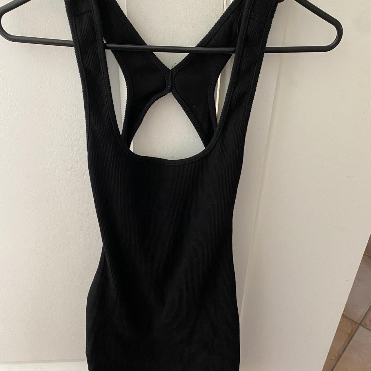 Black mini dress, worn once. Size 12 but is a small... - Depop