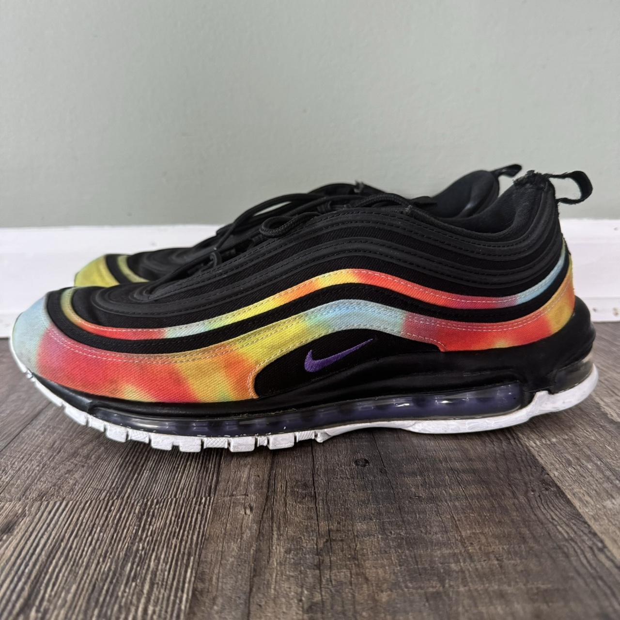 Nike Air Max 97 Tie Dye Black Athletic Lifestyle. Depop