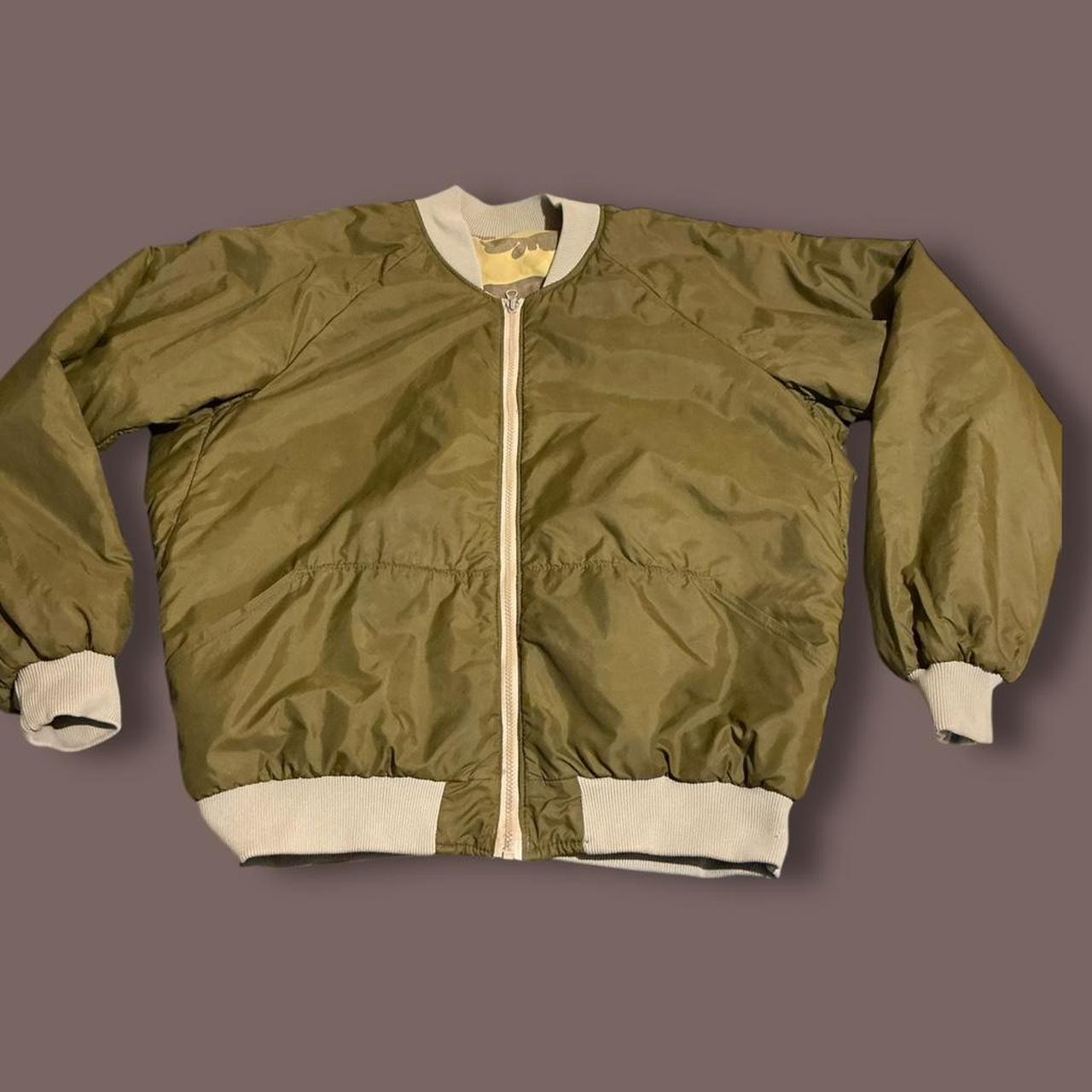 Source Unknown Men's Bomber Jacket - Multi/Khaki … - image 7