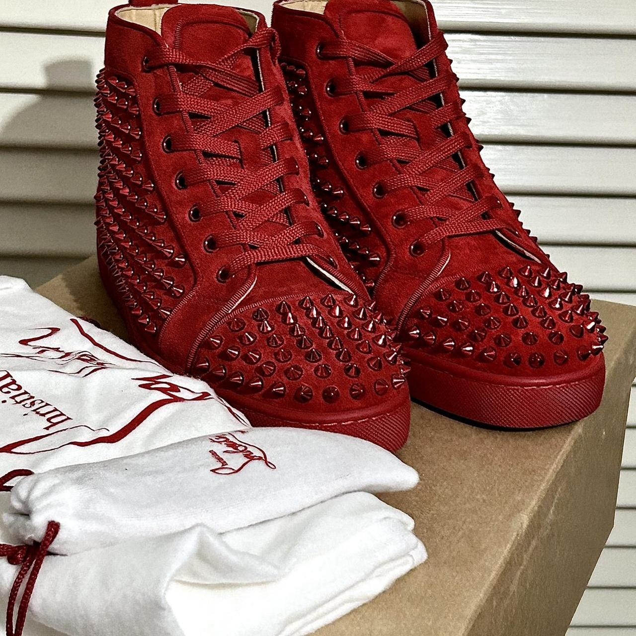 Christian Louboutin Studs High Top EUR40.5 Depop