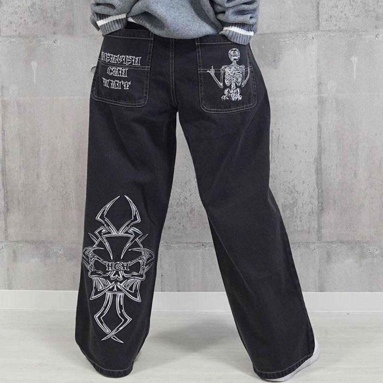 HEAVEN CAN WAIT HCW SKULL JEANS - その他