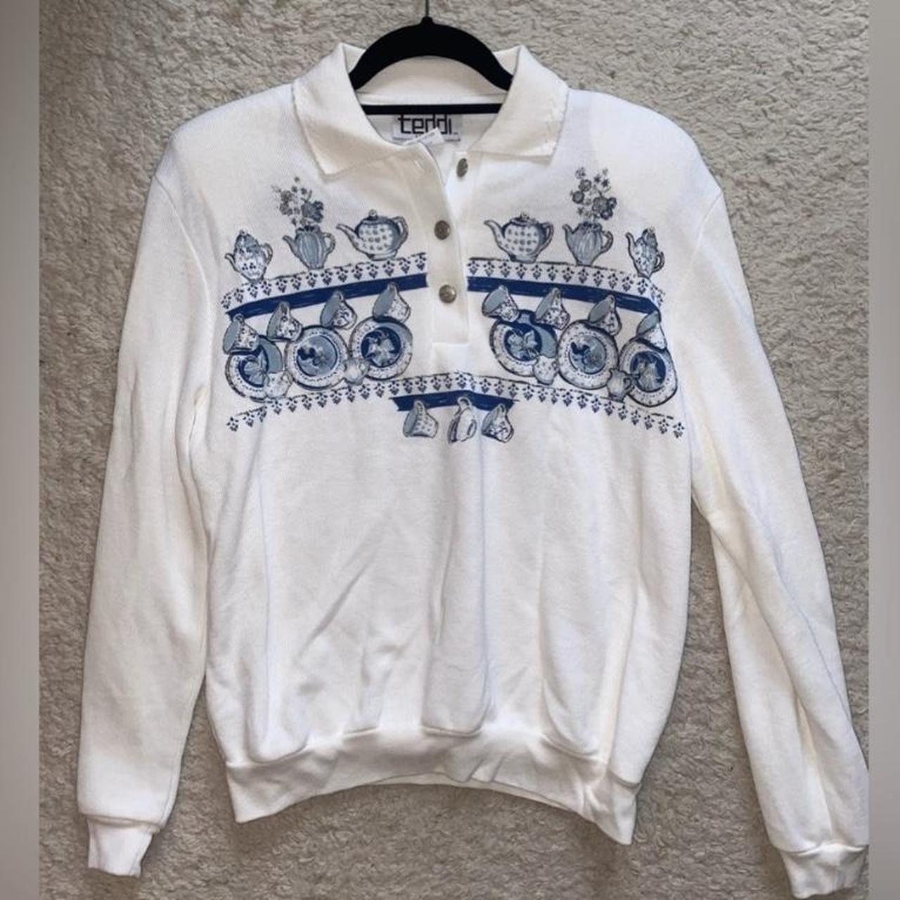 American Vintage Women's Shirt - Cream/White - M … - image 1