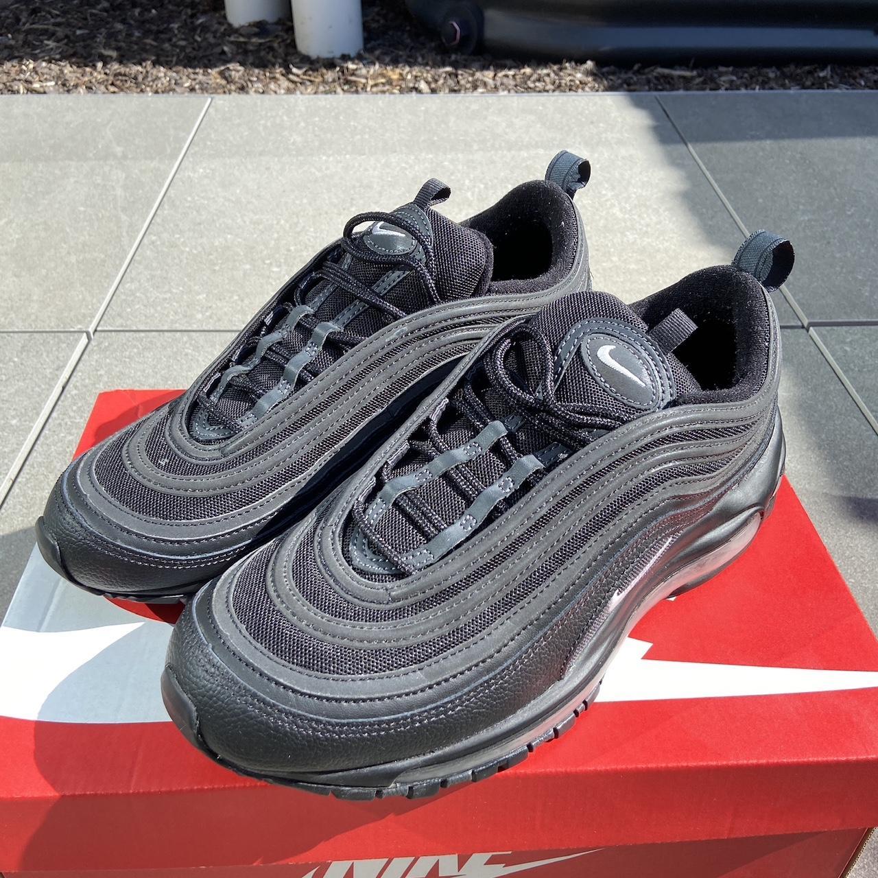 Nike Air Max 97 Men’s- Black Worn once/ tried on.... - Depop