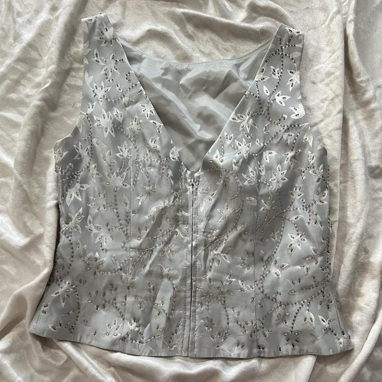 JS Collections Women's Tank top - Grey/Silver - 8… - image 7