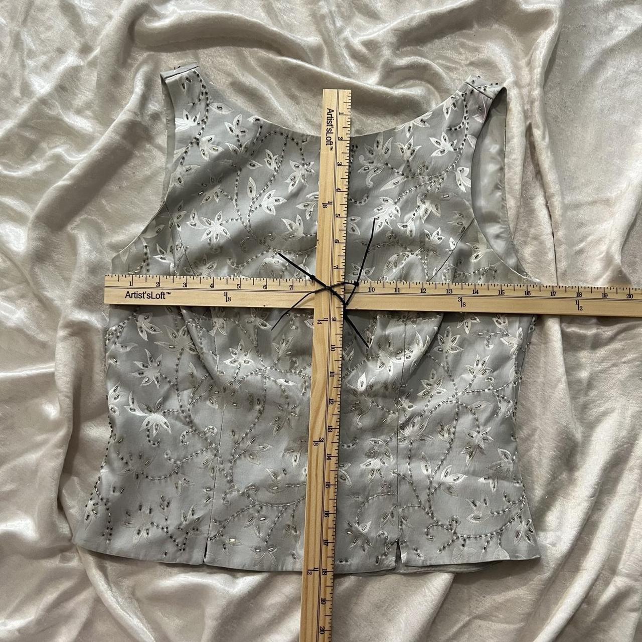 JS Collections Women's Tank top - Grey/Silver - 8… - image 8