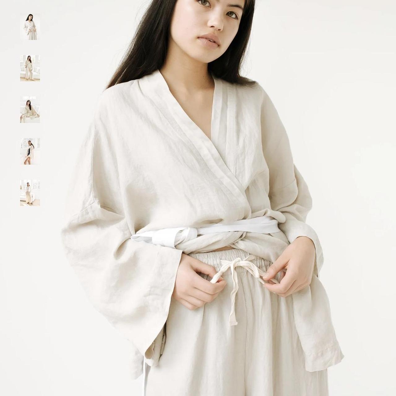 deiji studios linen dress