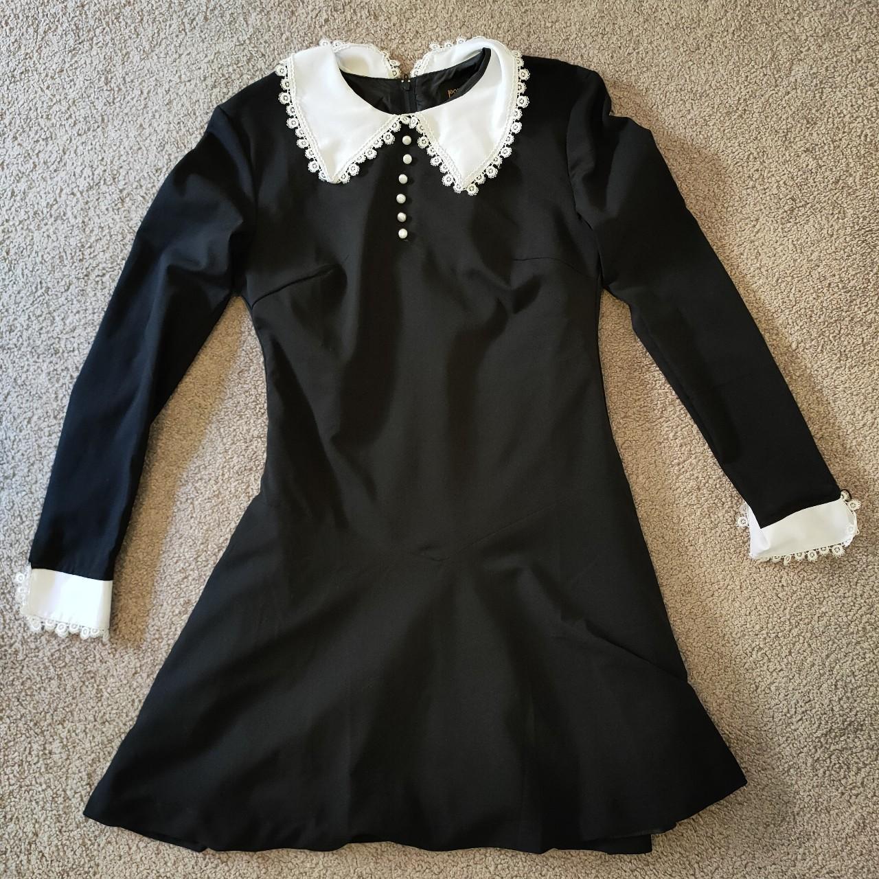 Wednesday Addams style gothic dress. Size is listed... - Depop