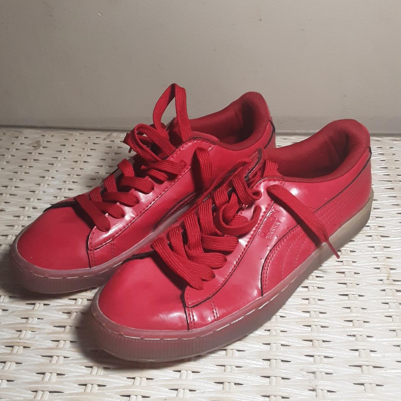 All red pumas size 7 sale