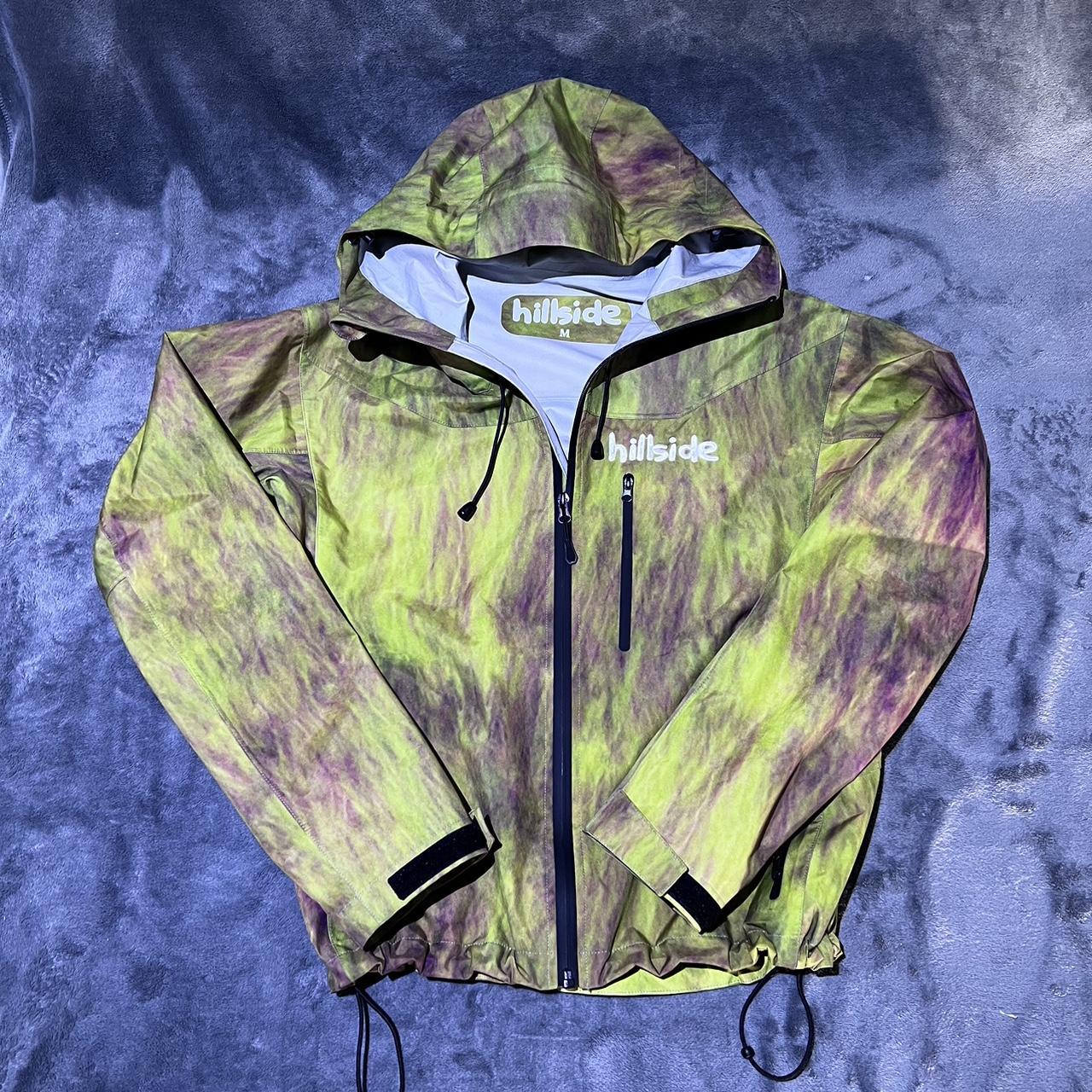 Hillside rain jacket Size medium Gutter green - Depop