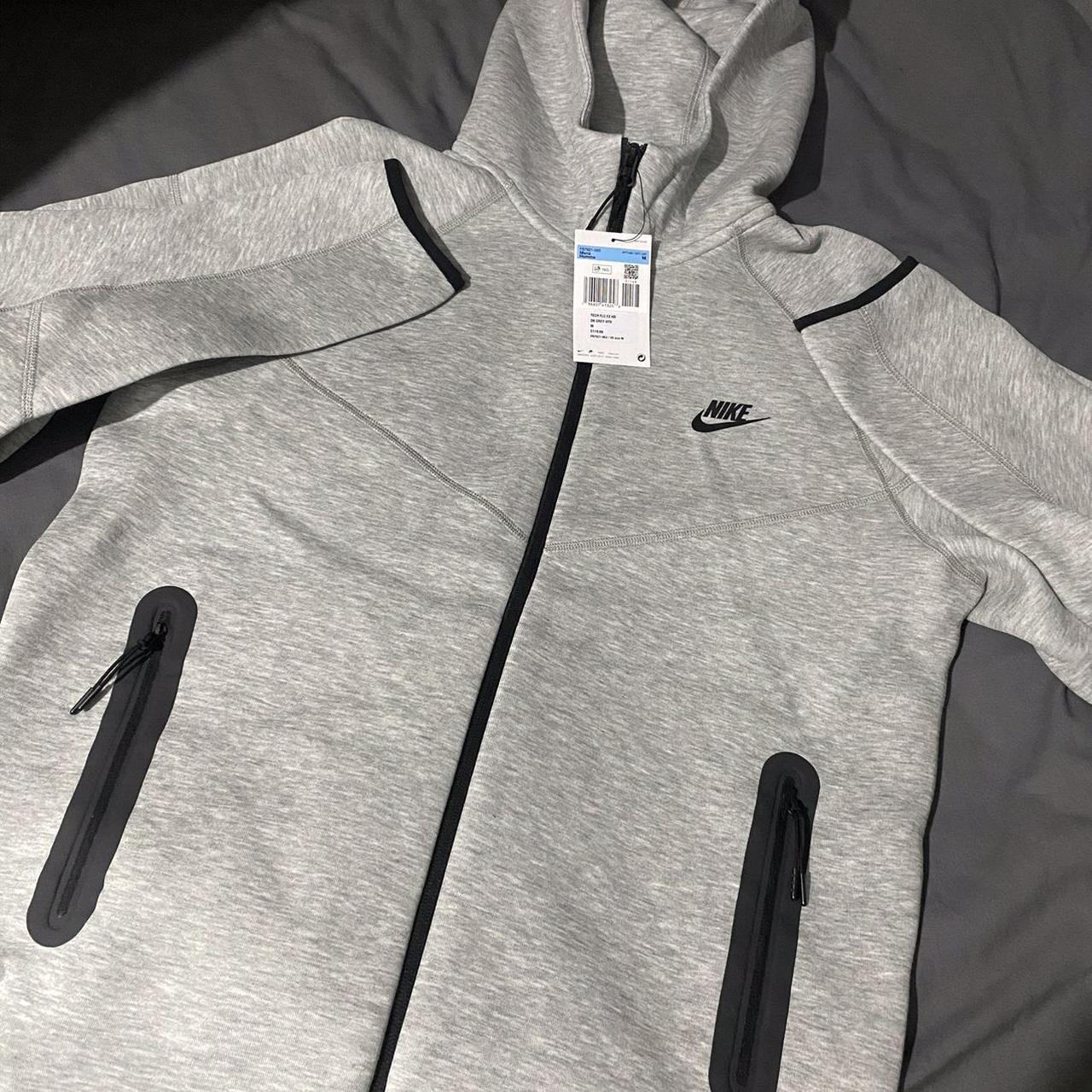 Grey Nike Tech Fleece Tracksuit Size Medium New... - Depop