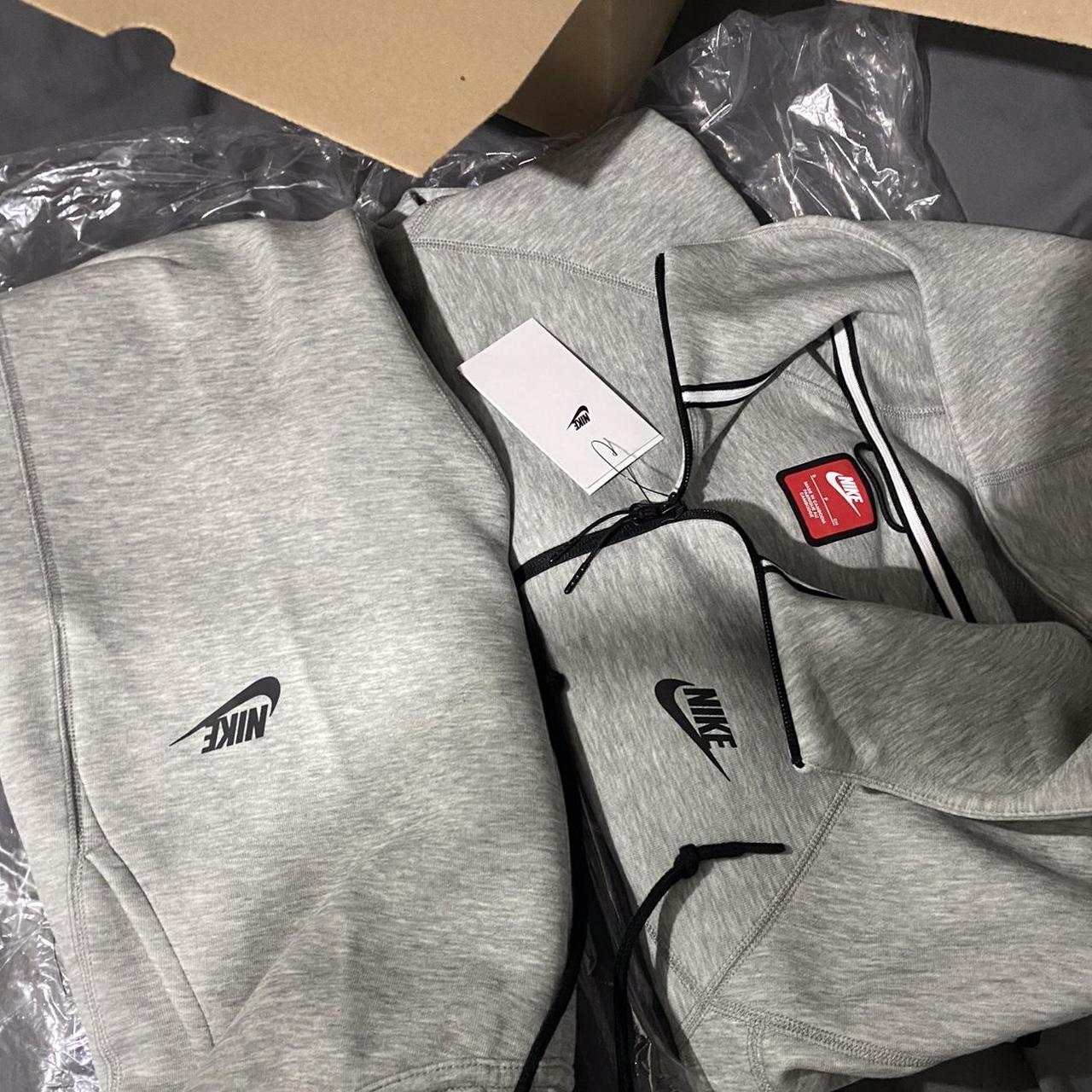 nike grey tech fleece sweatshirt