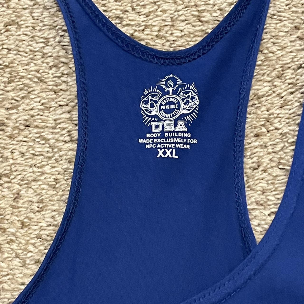 Preloved Men's Tank top - Blue - XXL – NPC STRING… - image 3