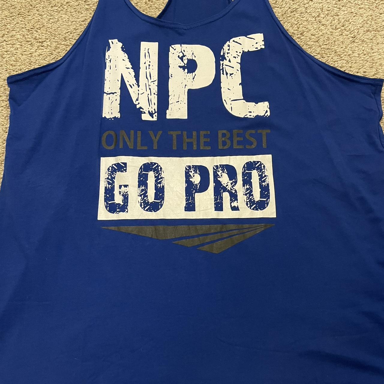 Preloved Men's Tank top - Blue - XXL – NPC STRING… - image 2