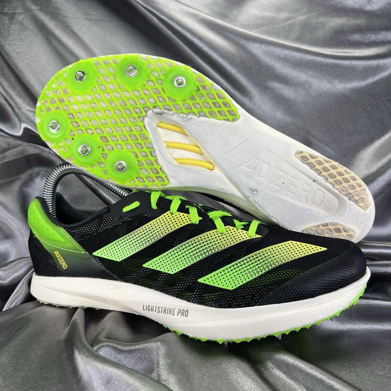 Black and neon green adidas shoes best sale