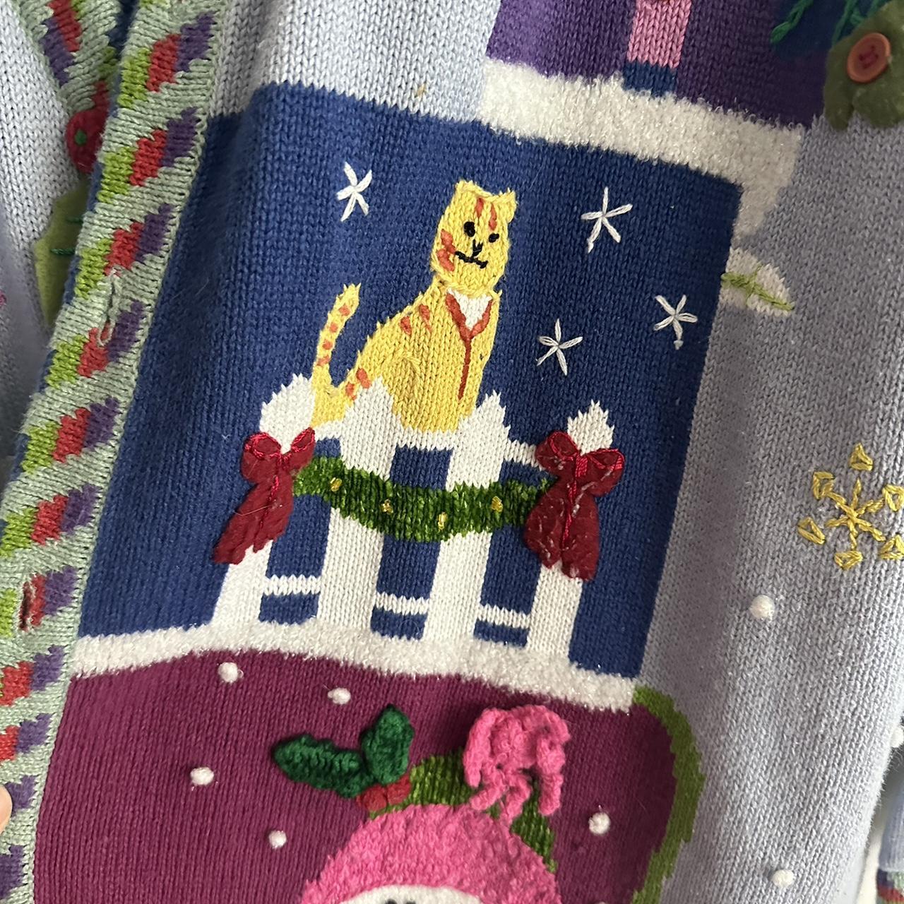 Storybook knits ugly grandmacore Christmas sweater... - Depop