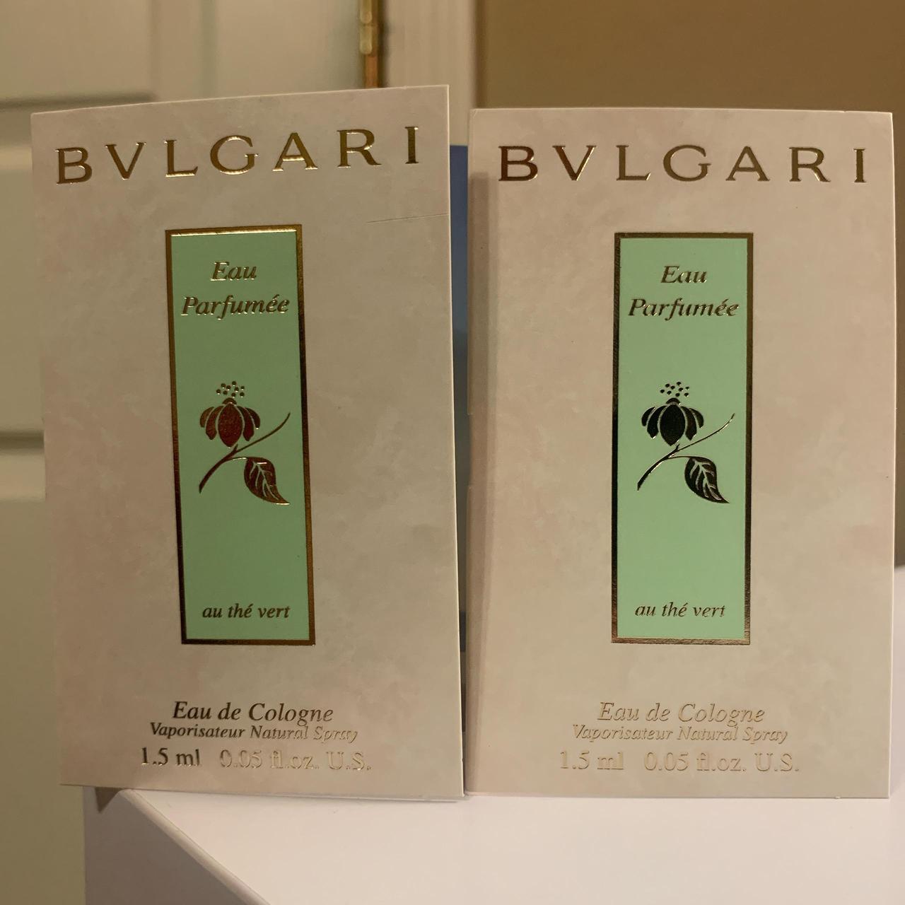 NEW Bulgari Au The Vert Cologne 3ml Samples - Depop