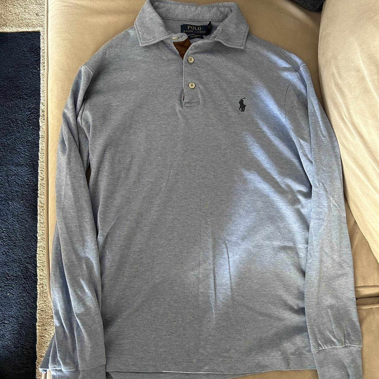 polo ralph lauren miami polo shirt. worn minimal - Depop