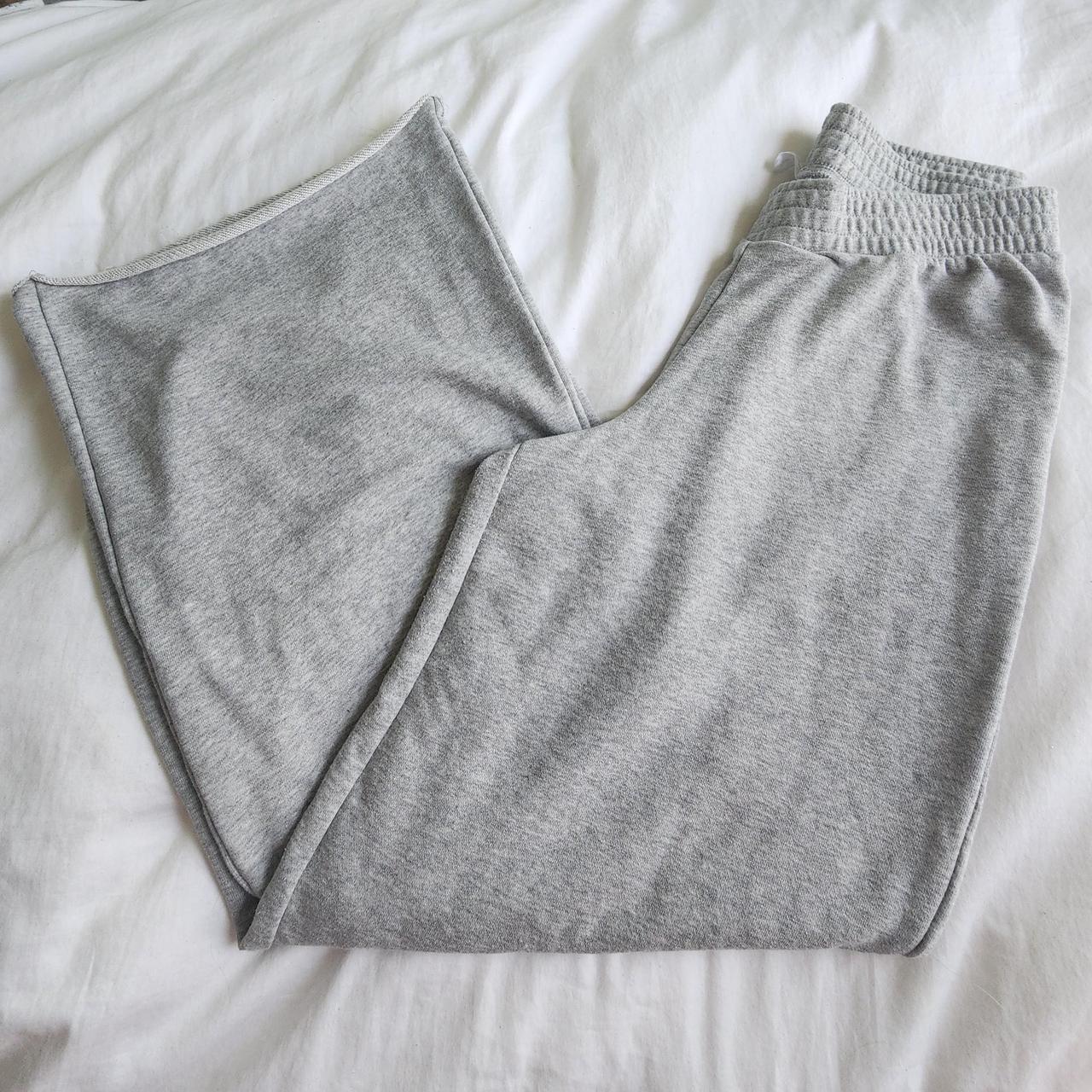 urban outfitters grey sweatpants. size medium. Criss... - Depop