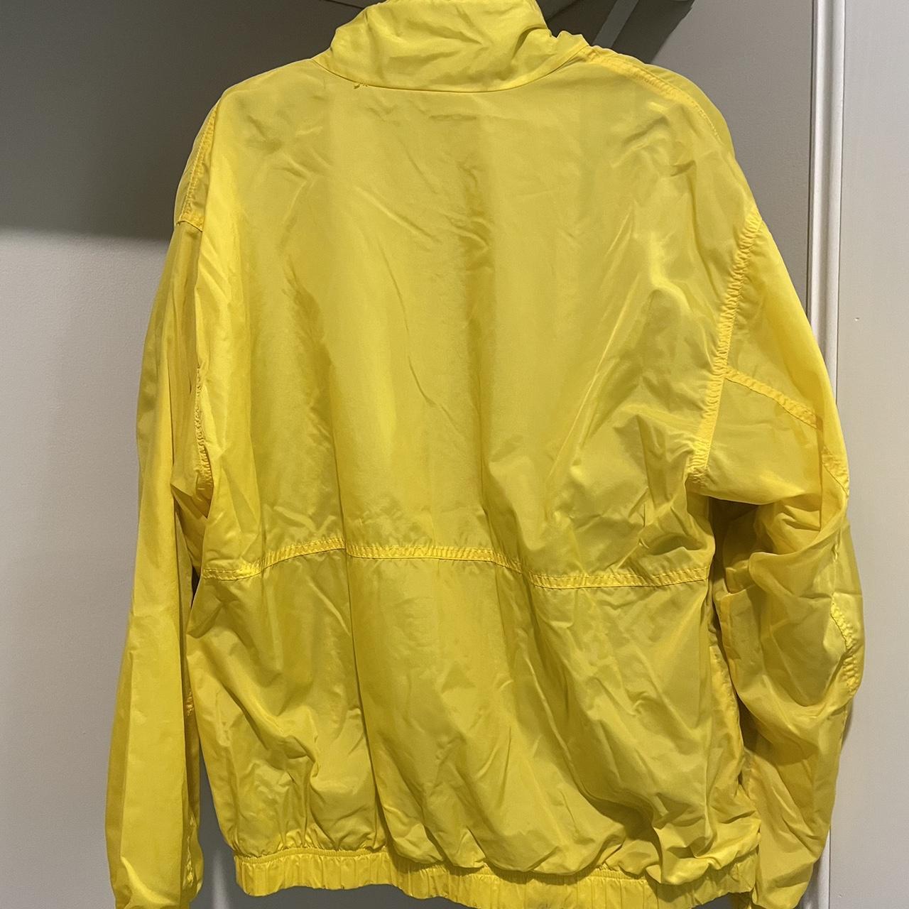 Yellow Nike Lined Wind Breaker Size: Large... - Depop