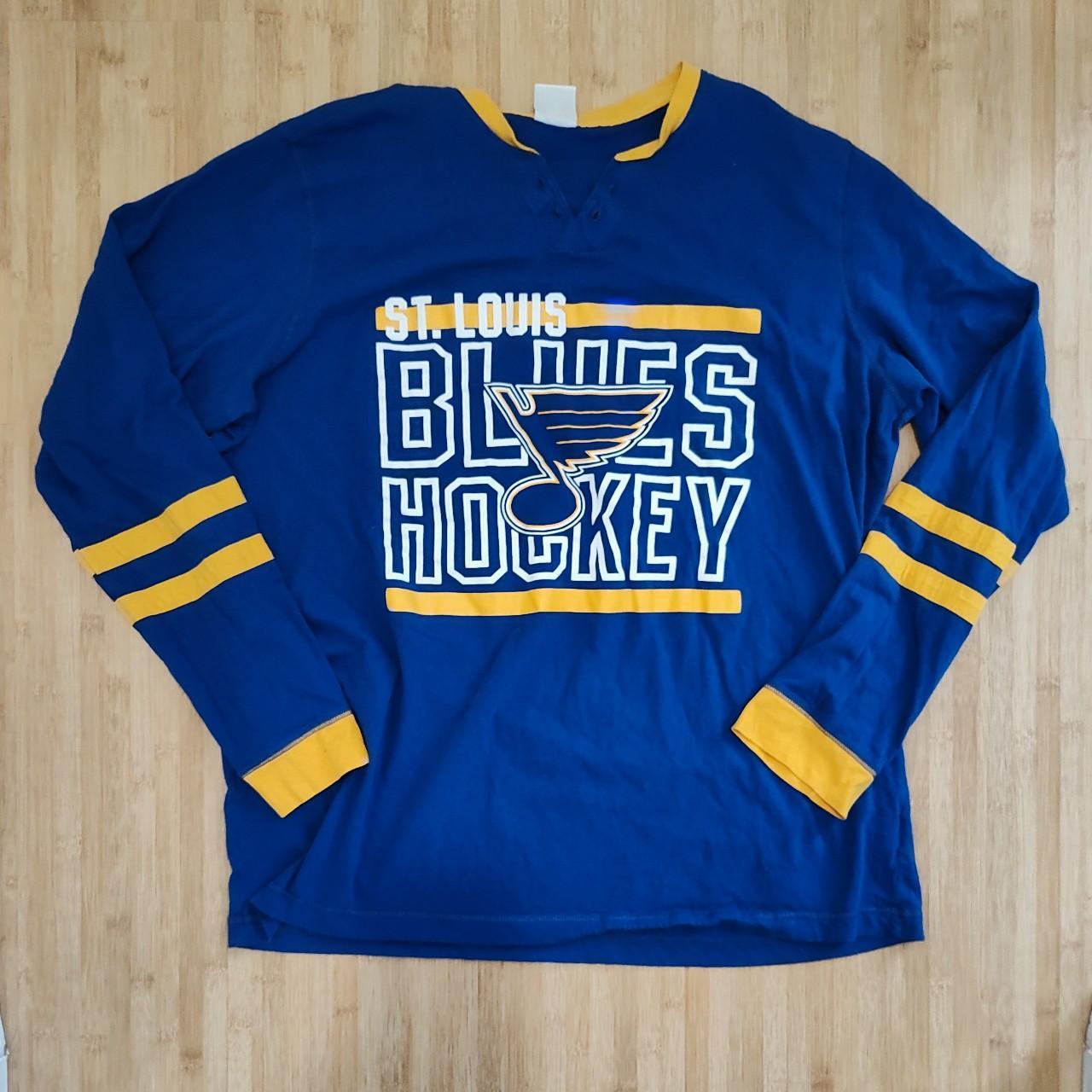 ST LOUIS BLUES DAVID BACKES 42 NHL HOCKEY JERSEY. Depop