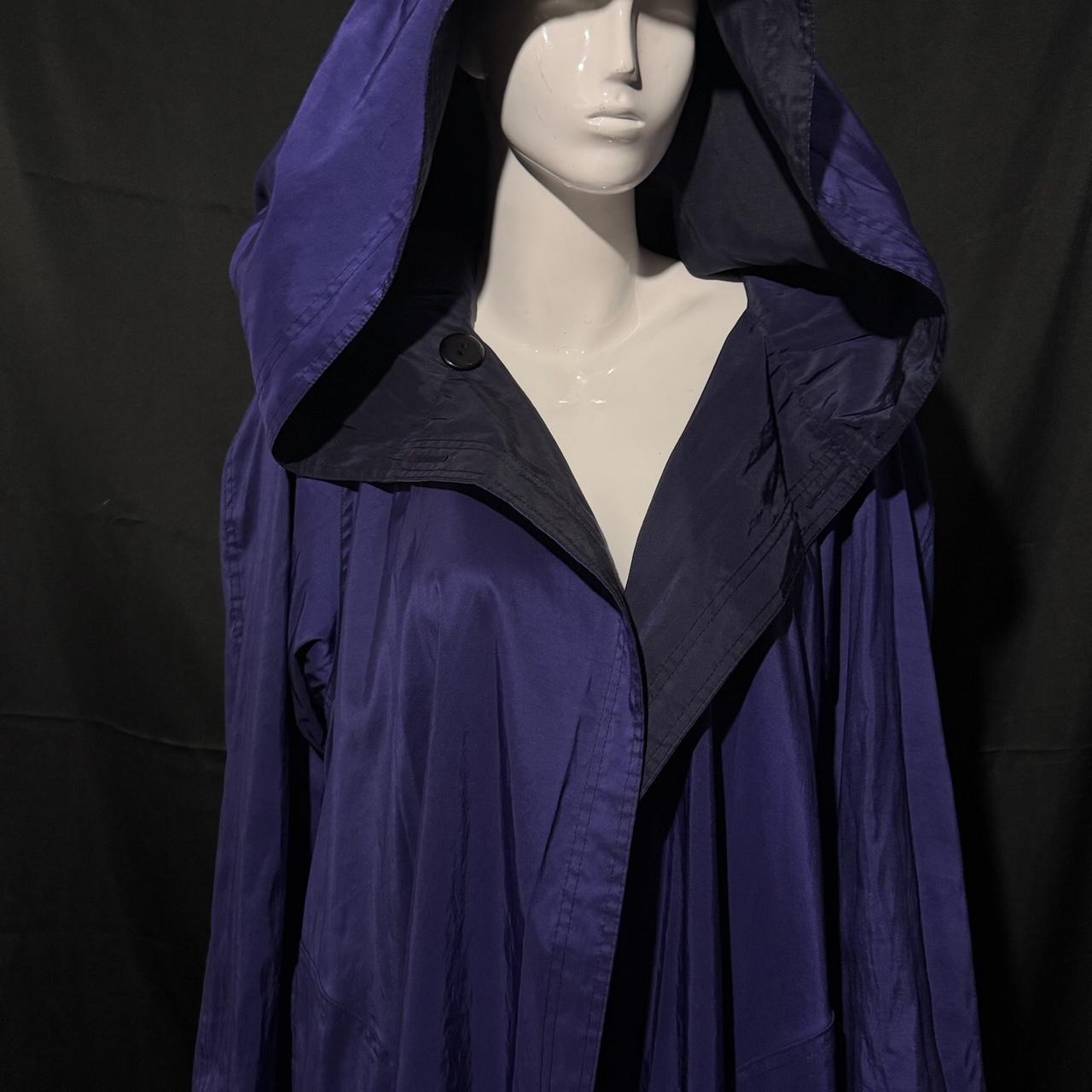 Pelle Pelle Women's Trench - Blue/Purple - L – Bl… - image 1