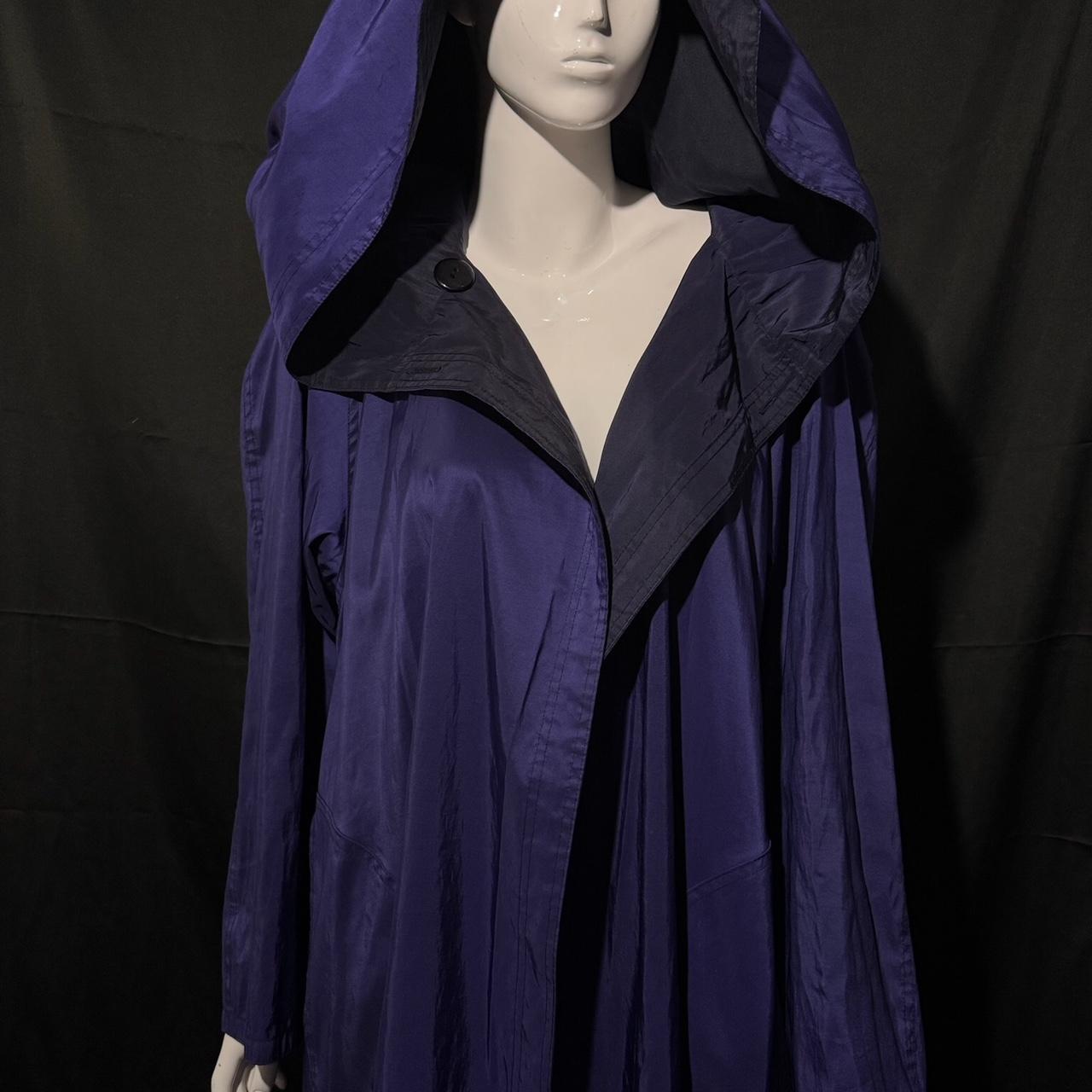 Pelle Pelle Women's Trench - Blue/Purple - L – Bl… - image 2
