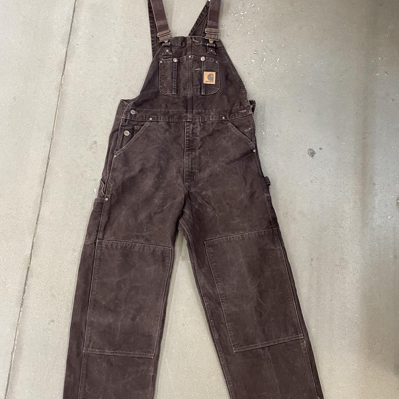 Carhartt sandstone clearance overalls