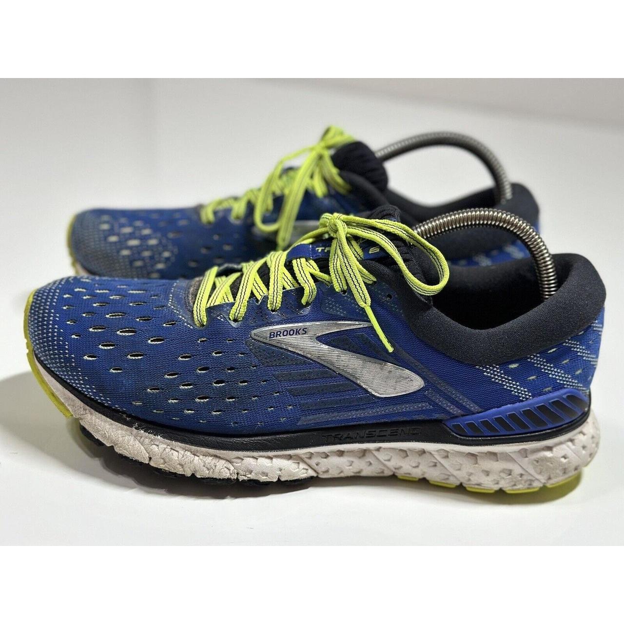 Brooks Transcend 4 Blue Neon White Athletic . Depop